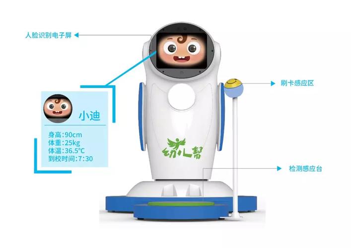 1, 终结幼儿园先过考勤机再过晨检机时代的儿童智能健康机器人